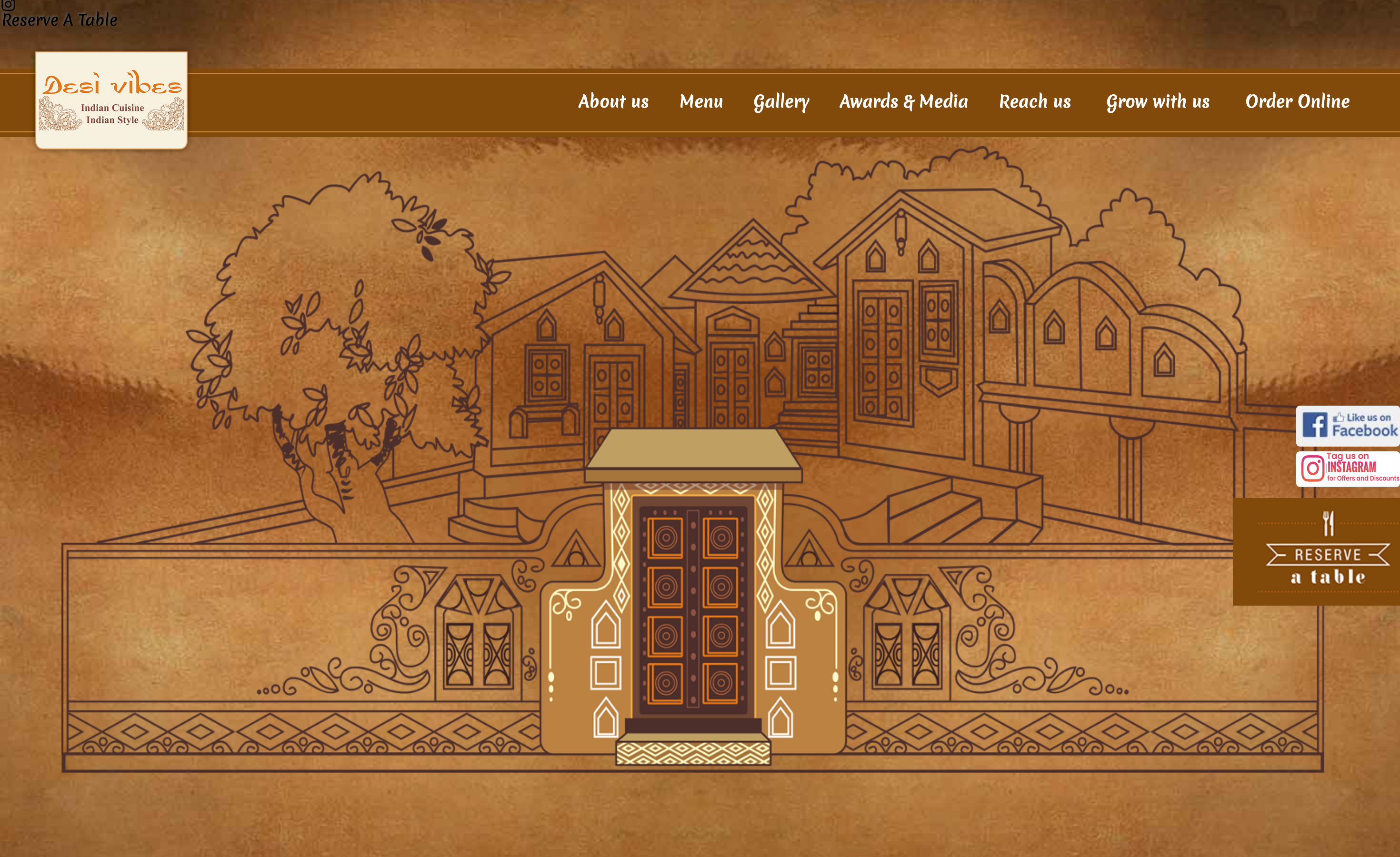 Desi Vibes website